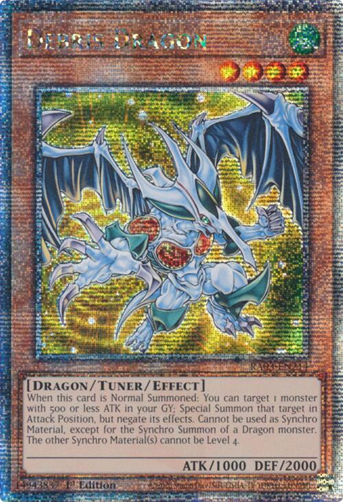 Debris Dragon (Quarter Century Secret Rare) [RA03-EN214] Quarter Century Secret Rare | Jomio and Rueliete's Cards and Comics