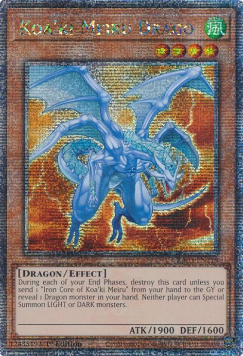 Koa'ki Meiru Drago (Quarter Century Secret Rare) [RA03-EN218] Quarter Century Secret Rare | Jomio and Rueliete's Cards and Comics