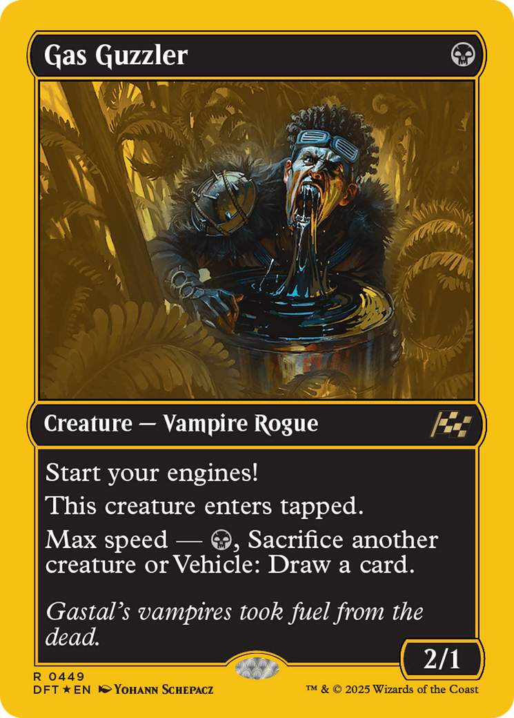 Gas Guzzler (First-Place Foil) [Aetherdrift] | Jomio and Rueliete's Cards and Comics
