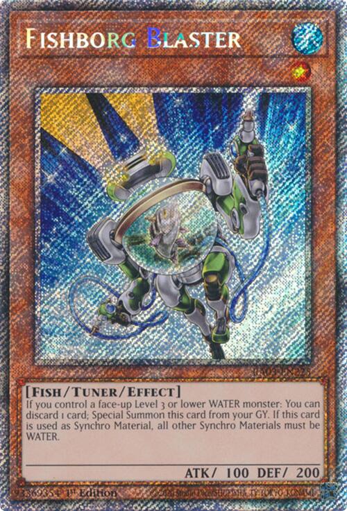Fishborg Blaster (Platinum Secret Rare) [RA03-EN225] Platinum Secret Rare | Jomio and Rueliete's Cards and Comics