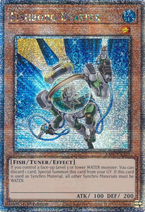 Fishborg Blaster (Quarter Century Secret Rare) [RA03-EN225] Quarter Century Secret Rare | Jomio and Rueliete's Cards and Comics