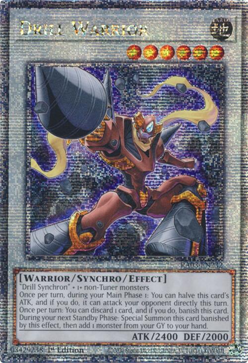 Drill Warrior (Quarter Century Secret Rare) [RA03-EN232] Quarter Century Secret Rare | Jomio and Rueliete's Cards and Comics