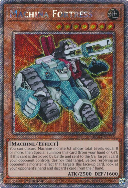 Machina Fortress (Platinum Secret Rare) [RA03-EN233] Platinum Secret Rare | Jomio and Rueliete's Cards and Comics