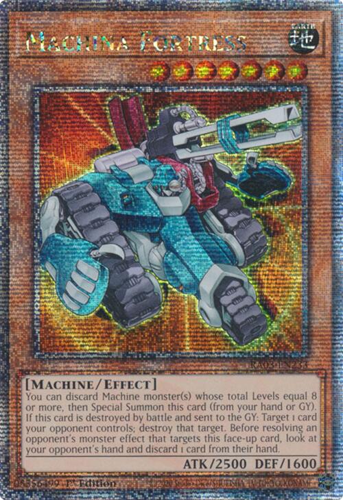 Machina Fortress (Quarter Century Secret Rare) [RA03-EN233] Quarter Century Secret Rare | Jomio and Rueliete's Cards and Comics
