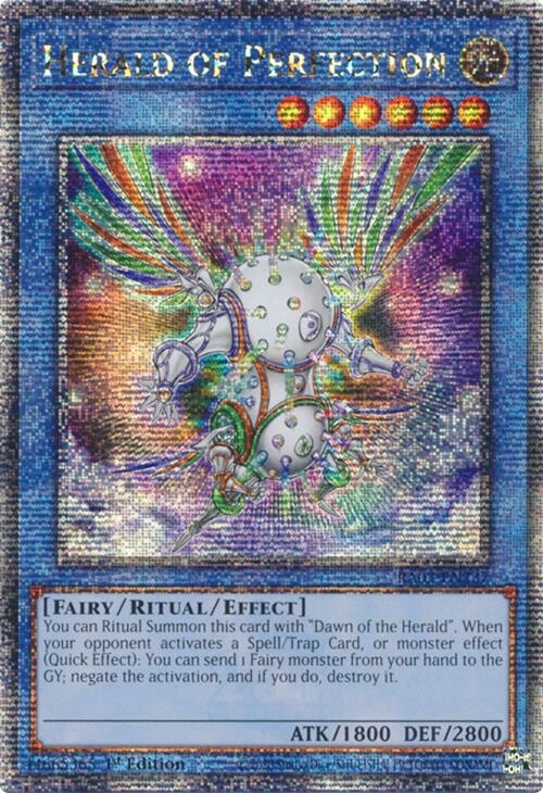 Herald of Perfection (Quarter Century Secret Rare) [RA03-EN237] Quarter Century Secret Rare | Jomio and Rueliete's Cards and Comics