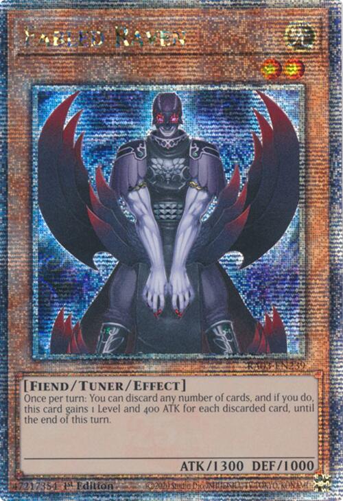 Fabled Raven (Quarter Century Secret Rare) [RA03-EN239] Quarter Century Secret Rare | Jomio and Rueliete's Cards and Comics