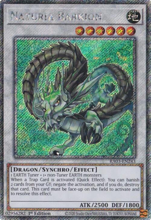 Naturia Barkion (Platinum Secret Rare) [RA03-EN243] Platinum Secret Rare | Jomio and Rueliete's Cards and Comics