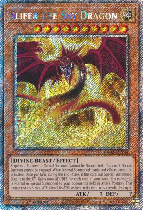 Slifer the Sky Dragon (Platinum Secret Rare) [RA03-EN244] Platinum Secret Rare | Jomio and Rueliete's Cards and Comics