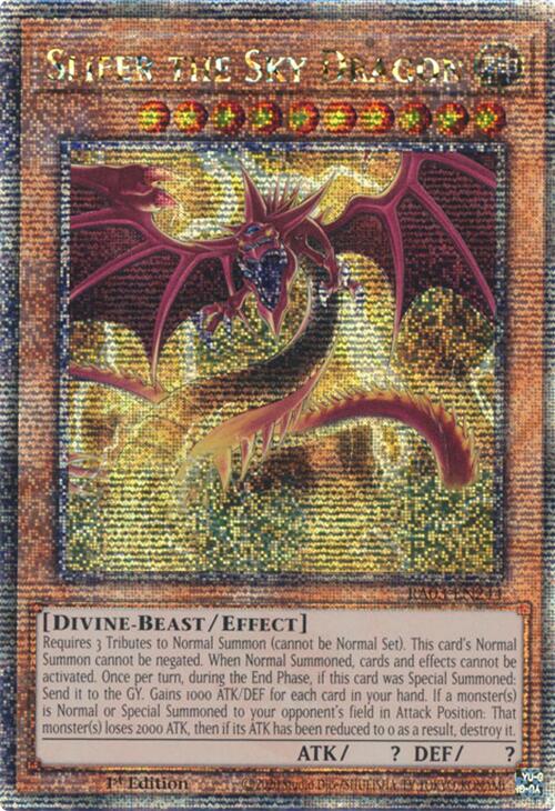 Slifer the Sky Dragon (Quarter Century Secret Rare) [RA03-EN244] Quarter Century Secret Rare | Jomio and Rueliete's Cards and Comics