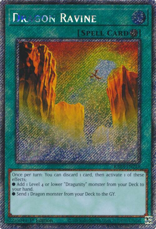 Dragon Ravine (Platinum Secret Rare) [RA03-EN248] Platinum Secret Rare | Jomio and Rueliete's Cards and Comics