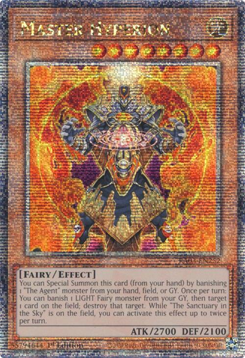 Master Hyperion (Quarter Century Secret Rare) [RA03-EN252] Quarter Century Secret Rare | Jomio and Rueliete's Cards and Comics