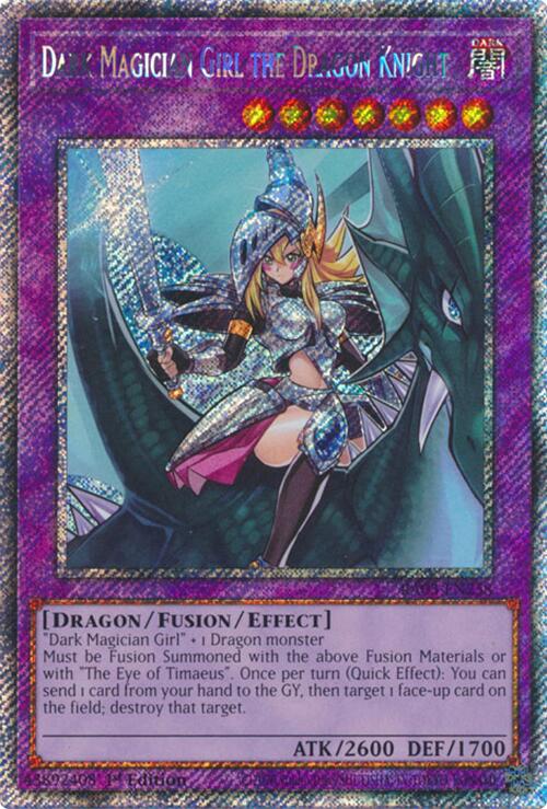 Dark Magician Girl the Dragon Knight (Platinum Secret Rare) [RA03-EN258] Platinum Secret Rare | Jomio and Rueliete's Cards and Comics