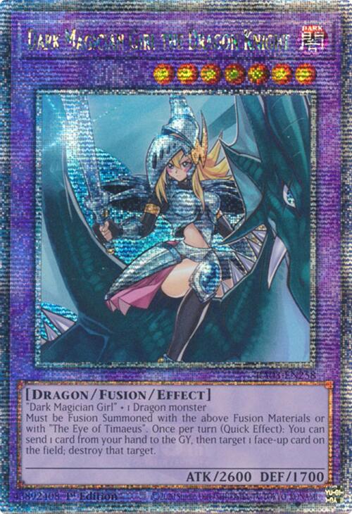 Dark Magician Girl the Dragon Knight (Quarter Century Secret Rare) [RA03-EN258] Quarter Century Secret Rare | Jomio and Rueliete's Cards and Comics