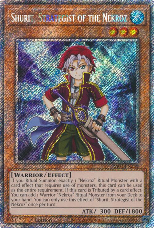 Shurit, Strategist of the Nekroz (Platinum Secret Rare) [RA03-EN259] Platinum Secret Rare | Jomio and Rueliete's Cards and Comics