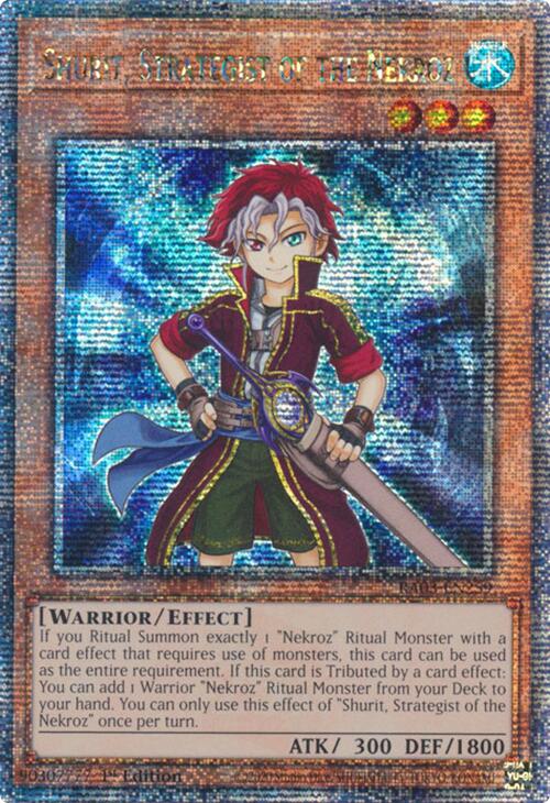 Shurit, Strategist of the Nekroz (Quarter Century Secret Rare) [RA03-EN259] Quarter Century Secret Rare | Jomio and Rueliete's Cards and Comics