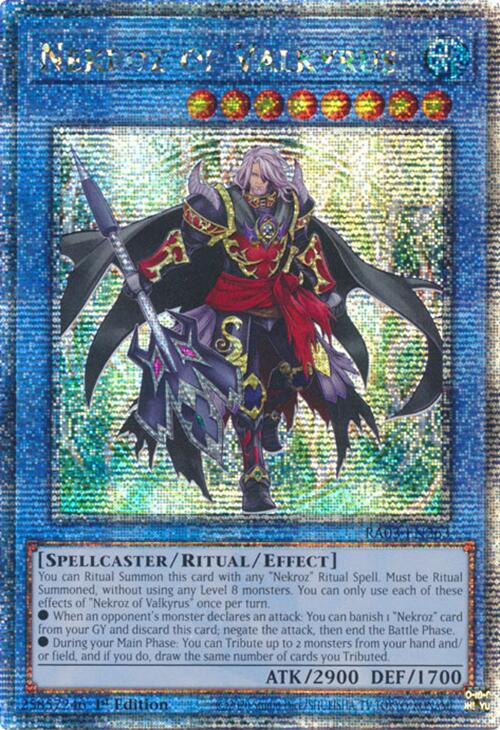 Nekroz of Valkyrus (Quarter Century Secret Rare) [RA03-EN263] Quarter Century Secret Rare | Jomio and Rueliete's Cards and Comics