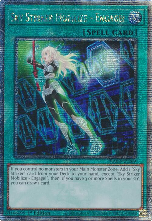 Sky Striker Mobilize - Engage! (Quarter Century Secret Rare) [RA03-EN269] Quarter Century Secret Rare | Jomio and Rueliete's Cards and Comics
