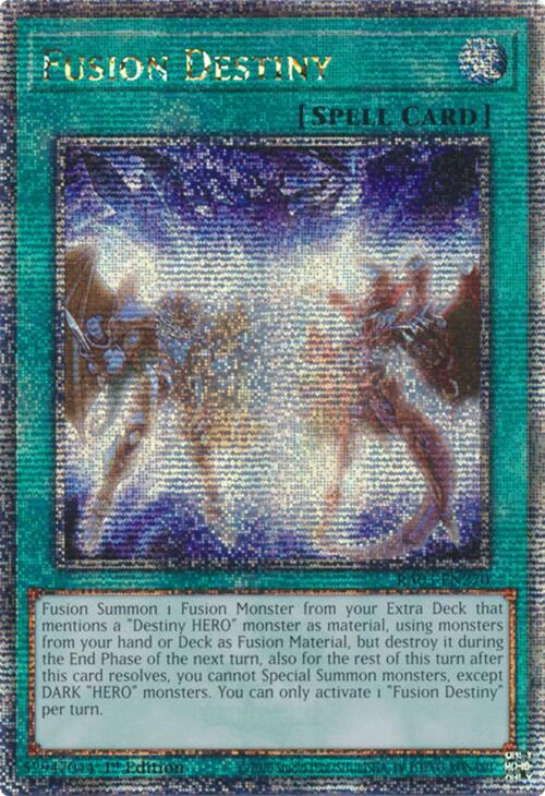 Fusion Destiny (Quarter Century Secret Rare) [RA03-EN270] Quarter Century Secret Rare | Jomio and Rueliete's Cards and Comics