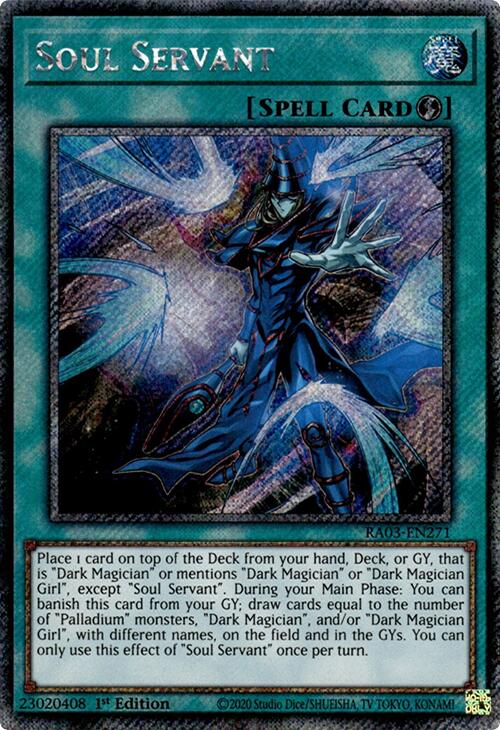 Soul Servant (Platinum Secret Rare) [RA03-EN271] Platinum Secret Rare | Jomio and Rueliete's Cards and Comics