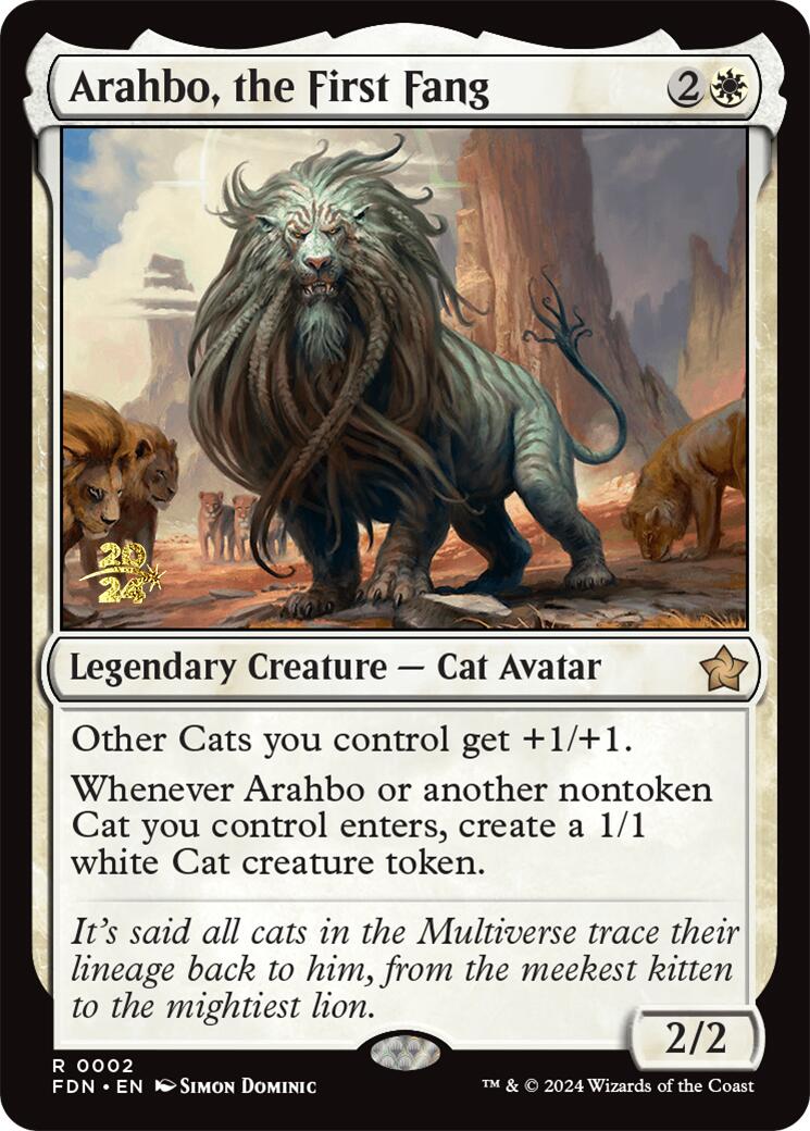 Arahbo, the First Fang [Foundations Prerelease Promos] | Jomio and Rueliete's Cards and Comics