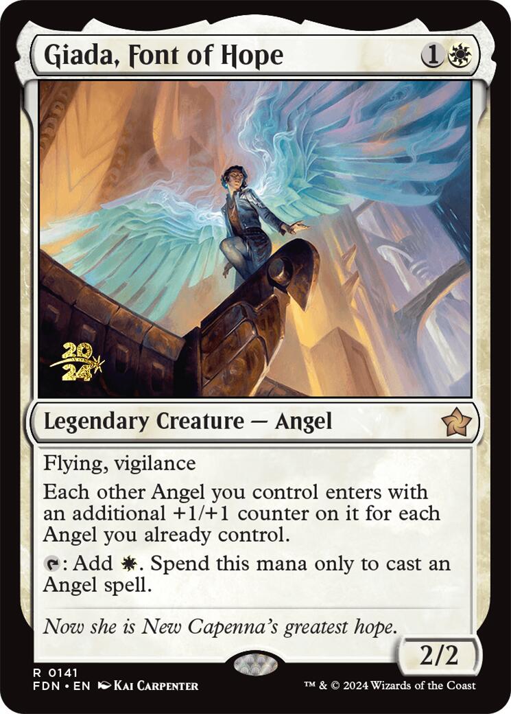 Giada, Font of Hope [Foundations Prerelease Promos] | Jomio and Rueliete's Cards and Comics