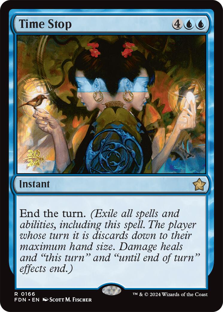 Time Stop [Foundations Prerelease Promos] | Jomio and Rueliete's Cards and Comics