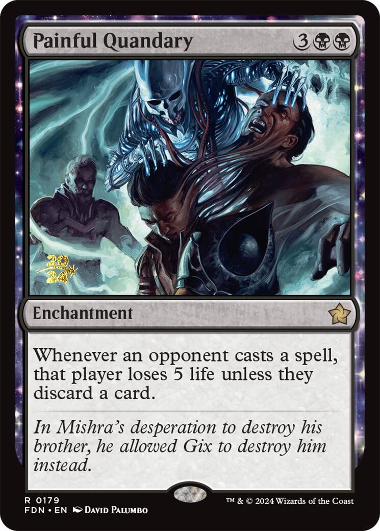 Painful Quandary [Foundations Prerelease Promos] | Jomio and Rueliete's Cards and Comics