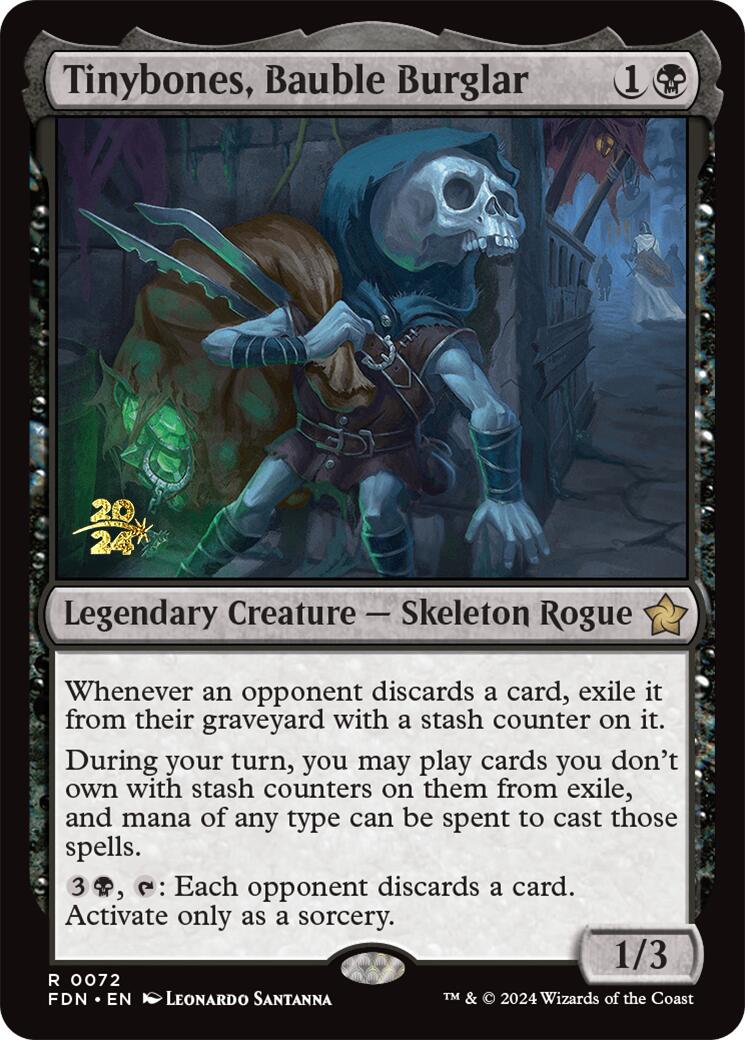Tinybones, Bauble Burglar [Foundations Prerelease Promos] | Jomio and Rueliete's Cards and Comics