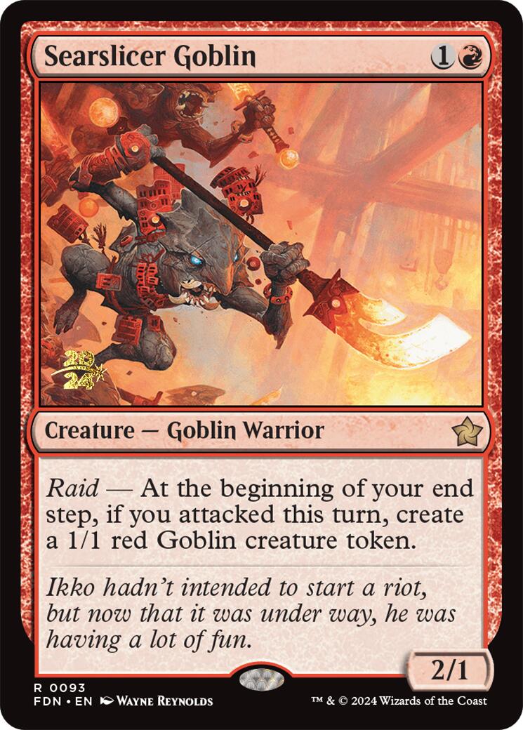Searslicer Goblin [Foundations Prerelease Promos] | Jomio and Rueliete's Cards and Comics