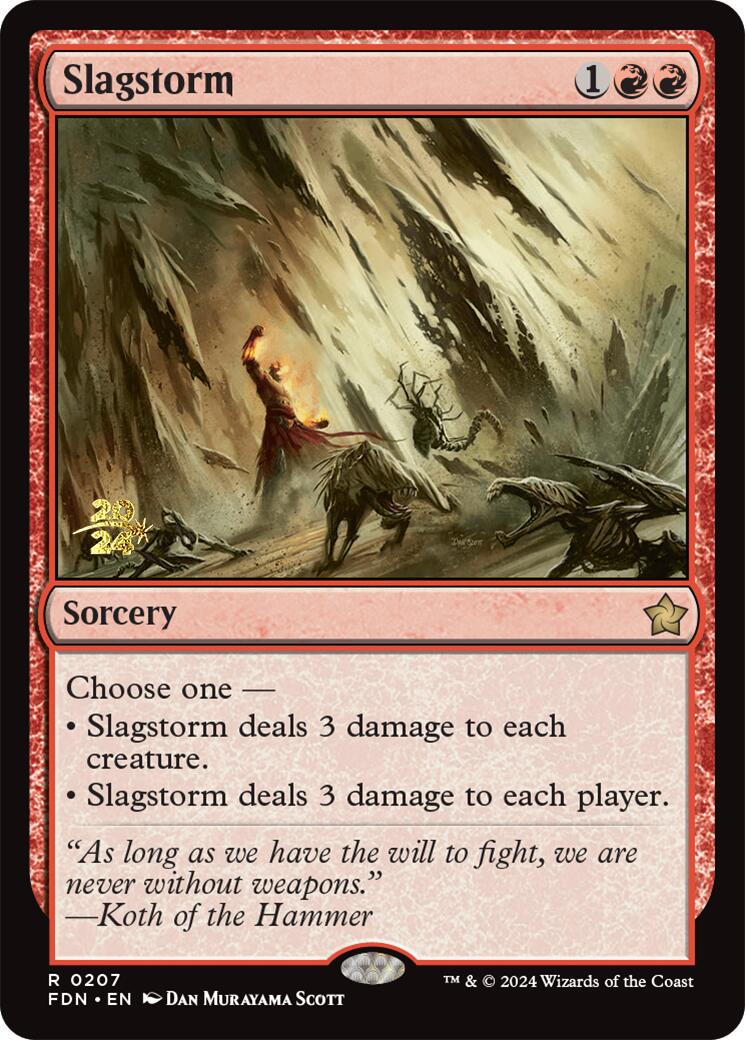 Slagstorm [Foundations Prerelease Promos] | Jomio and Rueliete's Cards and Comics