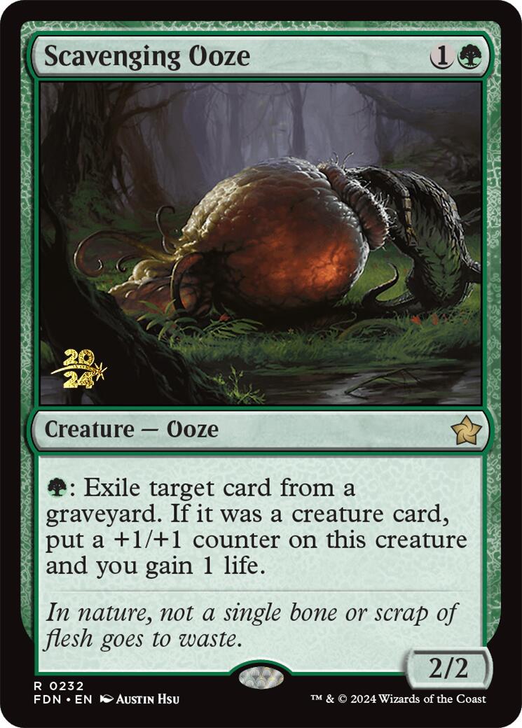 Scavenging Ooze [Foundations Prerelease Promos] | Jomio and Rueliete's Cards and Comics