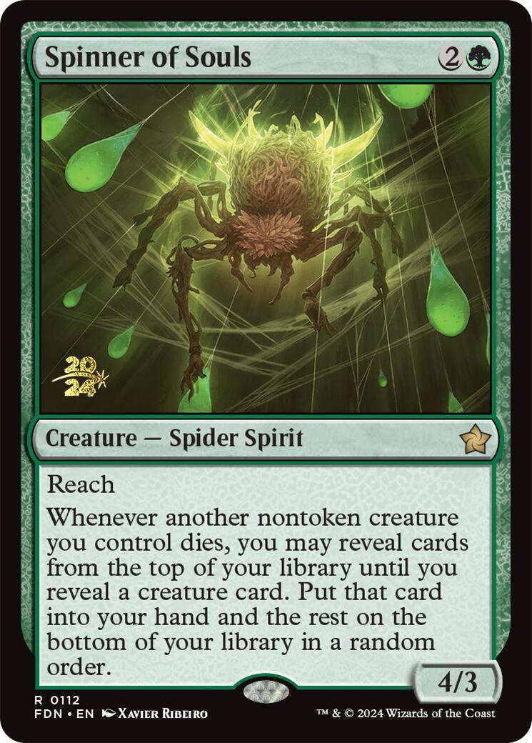Spinner of Souls [Foundations Prerelease Promos] | Jomio and Rueliete's Cards and Comics