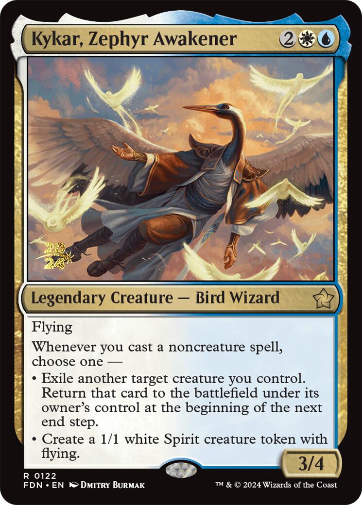 Kykar, Zephyr Awakener [Foundations Prerelease Promos] | Jomio and Rueliete's Cards and Comics