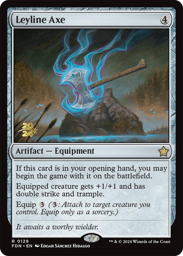 Leyline Axe [Foundations Prerelease Promos] | Jomio and Rueliete's Cards and Comics