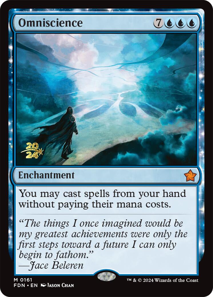 Omniscience [Foundations Prerelease Promos] | Jomio and Rueliete's Cards and Comics