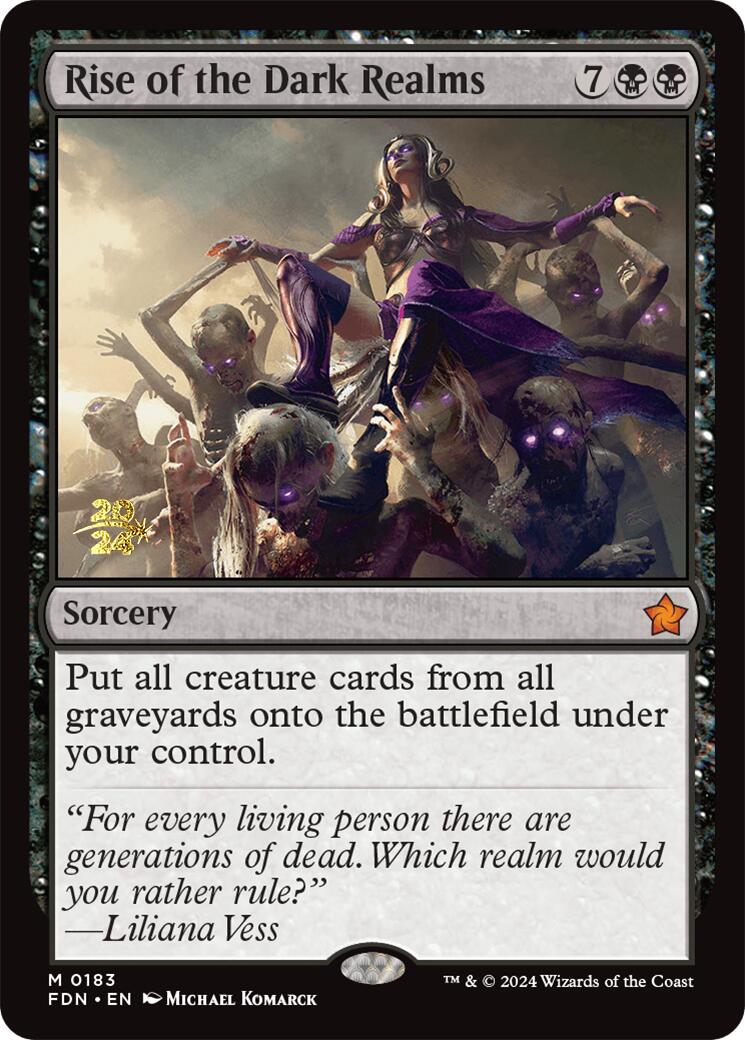 Rise of the Dark Realms [Foundations Prerelease Promos] | Jomio and Rueliete's Cards and Comics