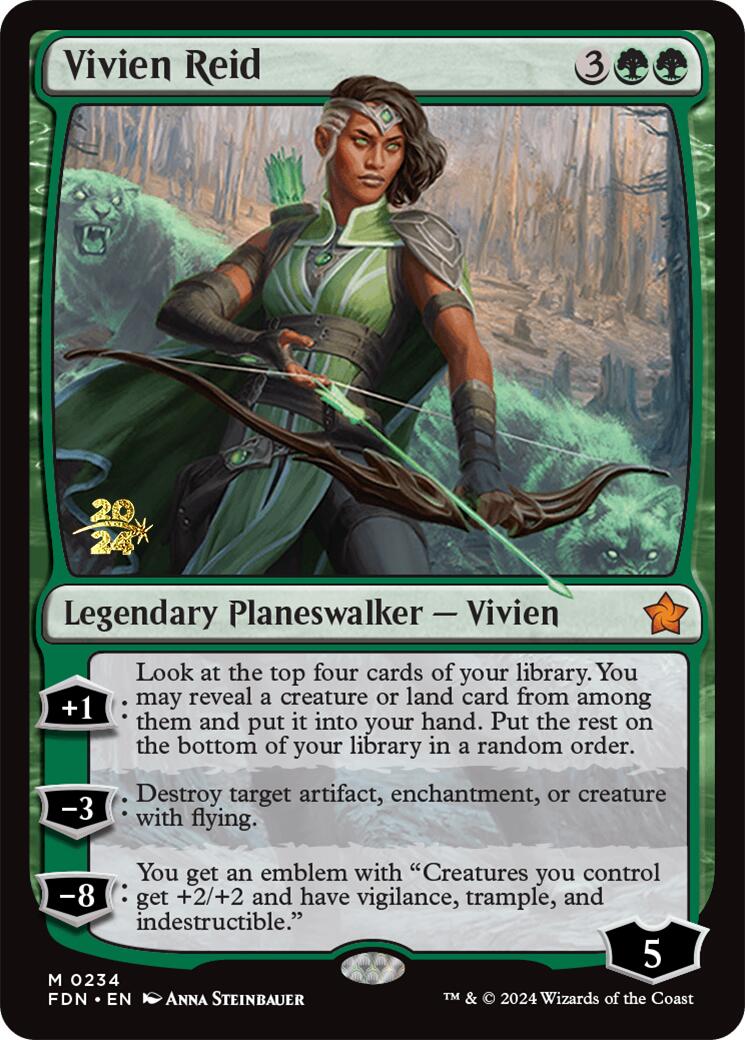 Vivien Reid [Foundations Prerelease Promos] | Jomio and Rueliete's Cards and Comics