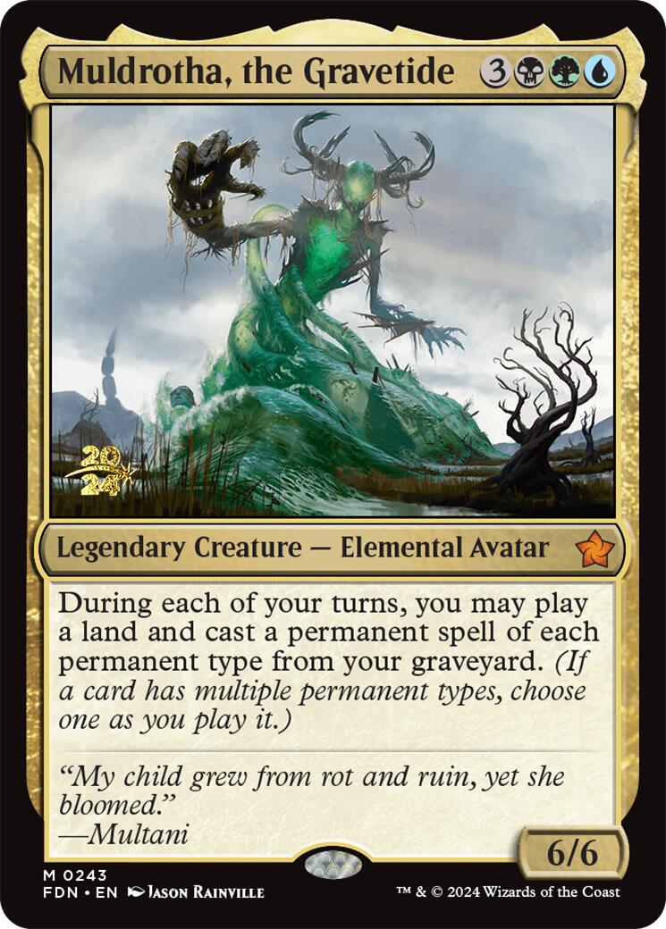 Muldrotha, the Gravetide [Foundations Prerelease Promos] | Jomio and Rueliete's Cards and Comics