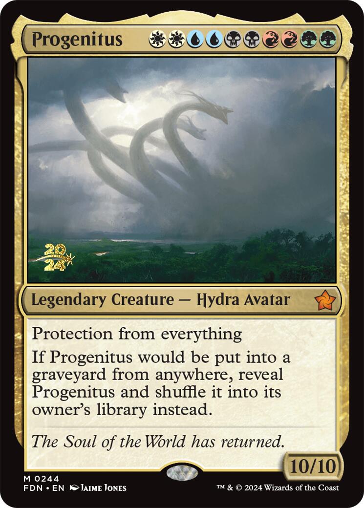 Progenitus [Foundations Prerelease Promos] | Jomio and Rueliete's Cards and Comics