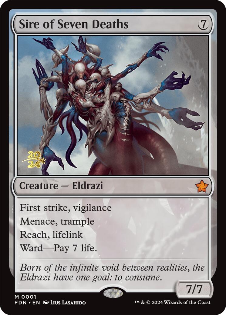Sire of Seven Deaths [Foundations Prerelease Promos] | Jomio and Rueliete's Cards and Comics