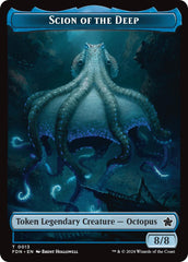 Scion of the Deep // Koma's Coil Doubled-Sided Token [Foundations Tokens] | Jomio and Rueliete's Cards and Comics