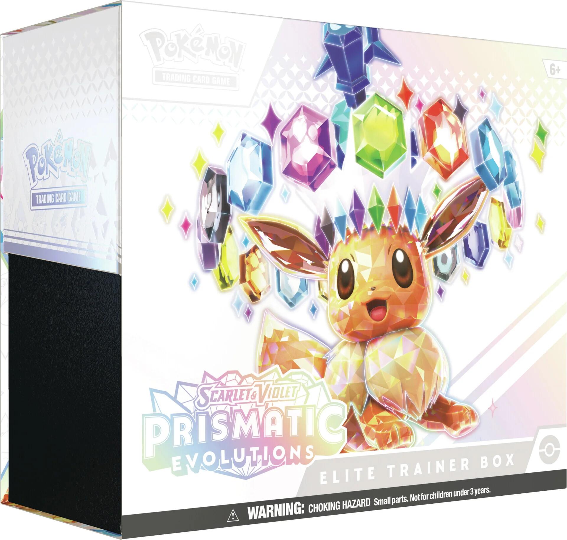 Scarlet & Violet: Prismatic Evolutions - Elite Trainer Box | Jomio and Rueliete's Cards and Comics