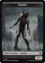 Zombie // Insect Doubled-Sided Token [Foundations Tokens] | Jomio and Rueliete's Cards and Comics