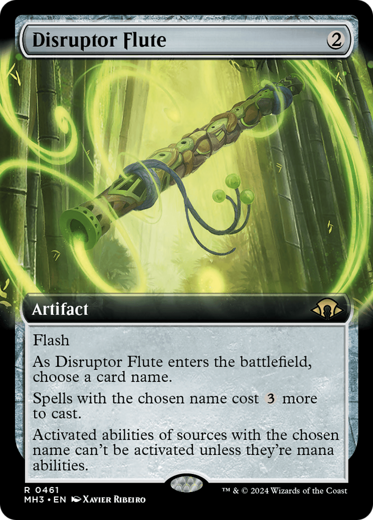 Disruptor Flute (Extended Art) [Modern Horizons 3] | Jomio and Rueliete's Cards and Comics