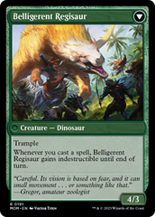 Invasion of Ixalan // Belligerent Regisaur [March of the Machine] | Jomio and Rueliete's Cards and Comics