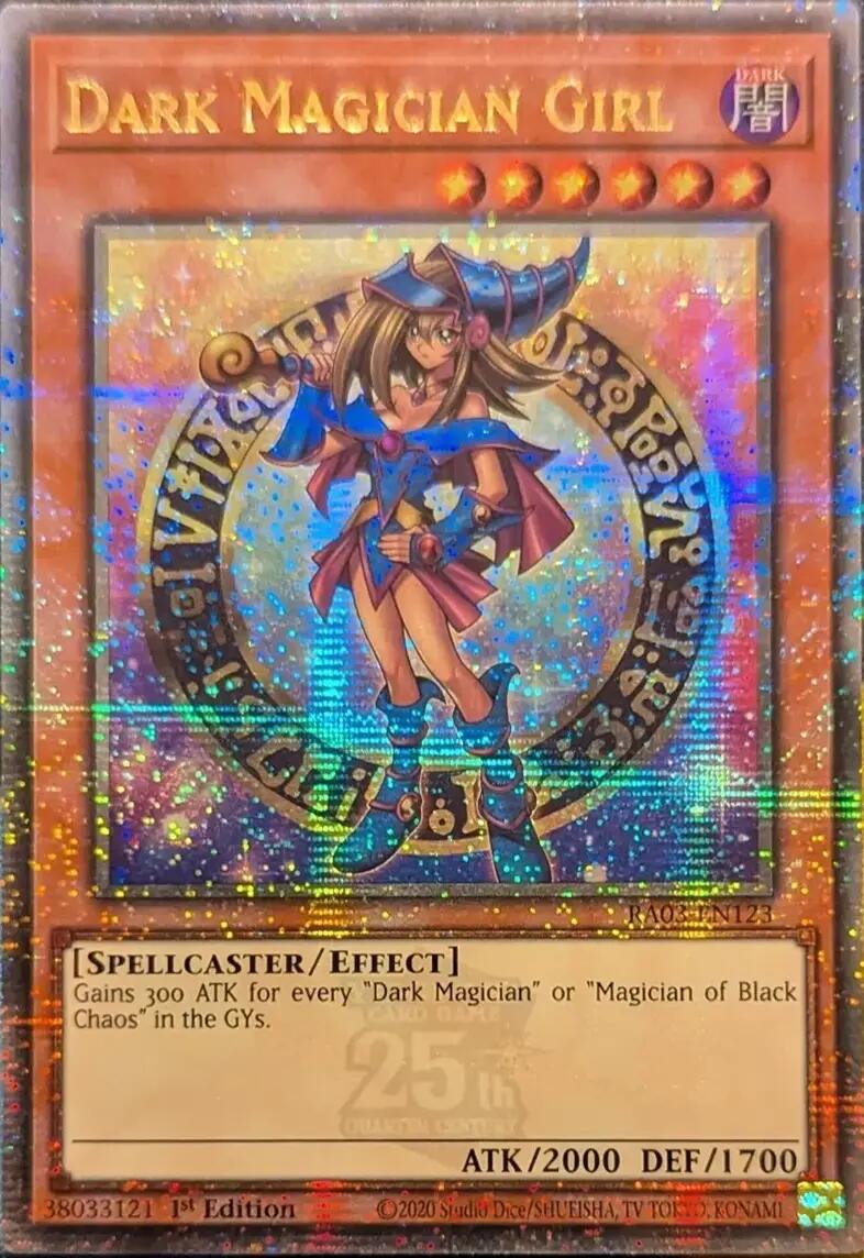 Dark Magician Girl (Quarter Century Secret Rare) (B) [RA03-EN123] Quarter Century Secret Rare | Jomio and Rueliete's Cards and Comics