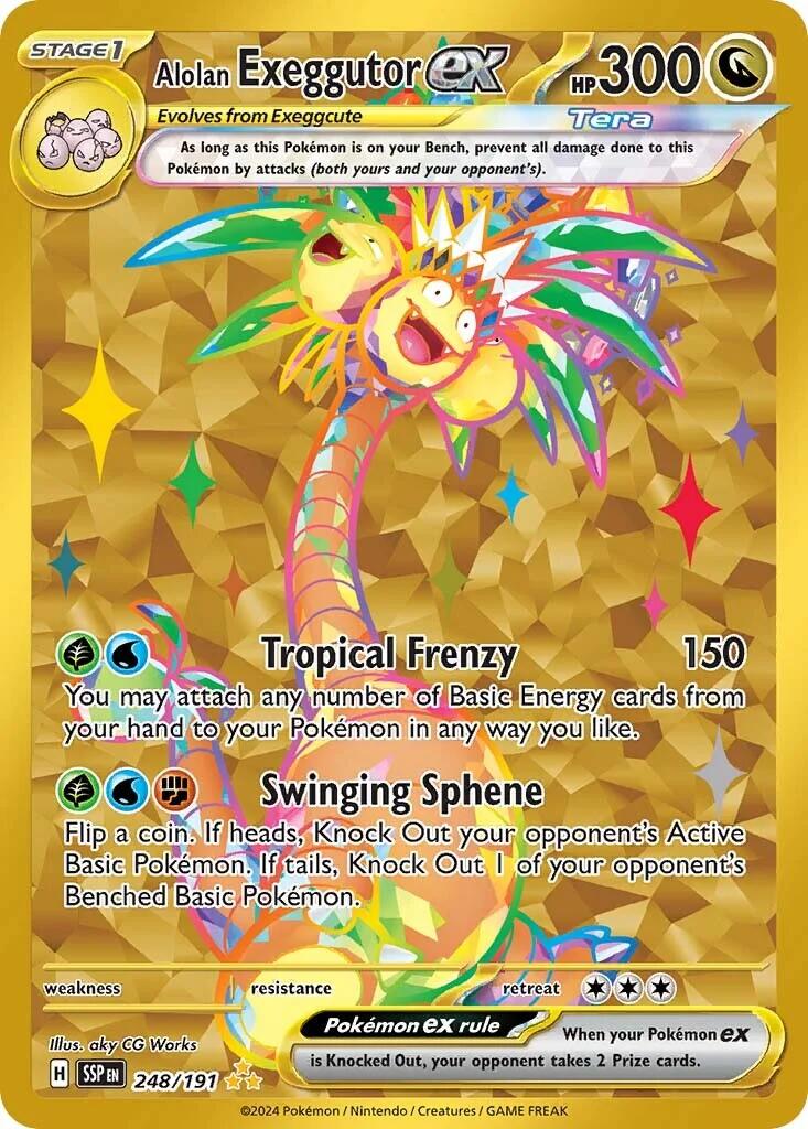 Alolan Exeggutor ex (248/191) [Scarlet & Violet: Surging Sparks] | Jomio and Rueliete's Cards and Comics