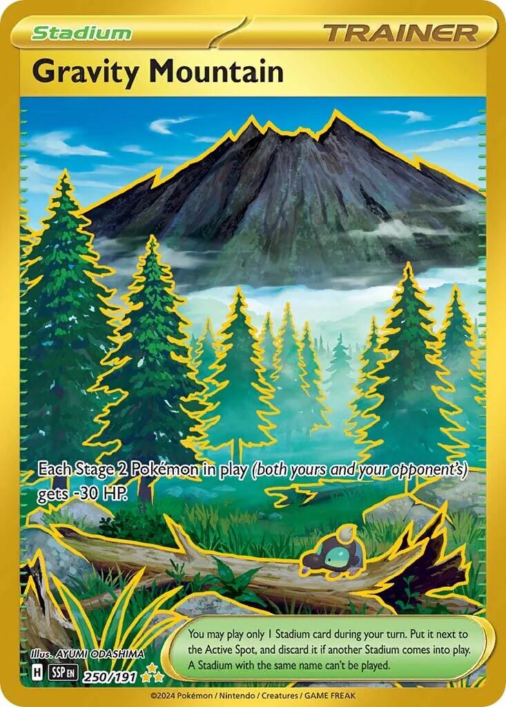 Gravity Mountain (250/191) [Scarlet & Violet: Surging Sparks] | Jomio and Rueliete's Cards and Comics