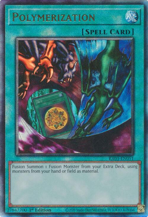 Polymerization (Alternate Art) (PUR) [RA03-EN051] Prismatic Ultimate Rare | Jomio and Rueliete's Cards and Comics