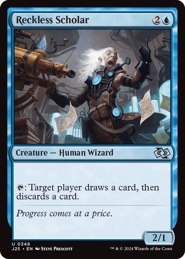 Reckless Scholar [Foundations Jumpstart] | Jomio and Rueliete's Cards and Comics